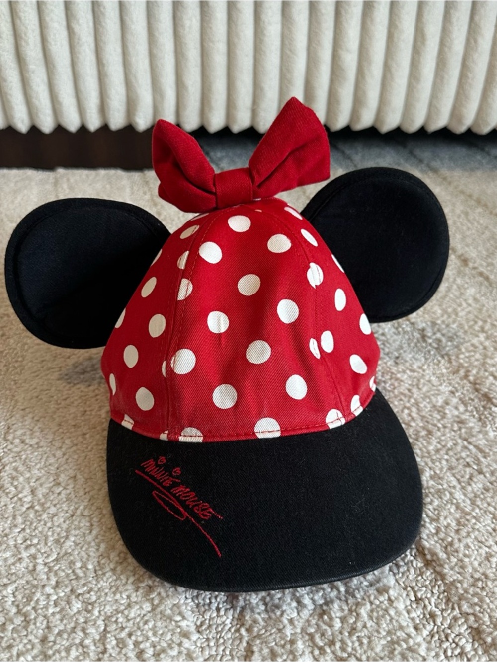 Walt Disney World Kids Minnie Mouse Ears 
Baseball Cap